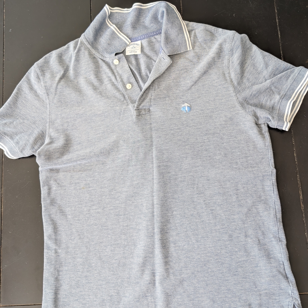 Brooks Brothers Light Gray Polo Shirt